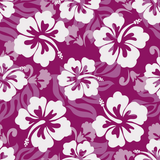 Hawaiian Print Magenta