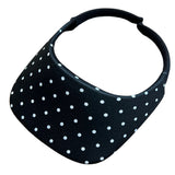 Black with White Polka Dots