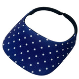 Navy with White Polka Dots