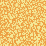 Sketched Floral Tangerine