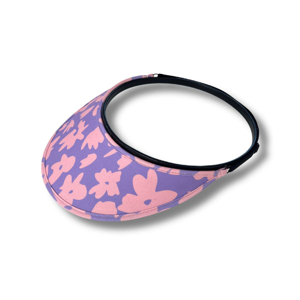 Velo Travel Visor - Sketched Floral Lilac